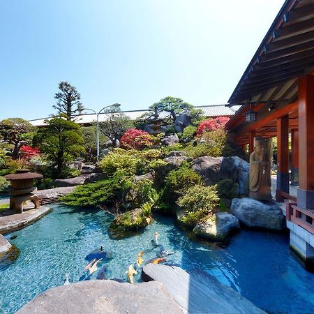 Beautiful Japanese Garden Kagetsu Hotel Fuefuki Exterior photo